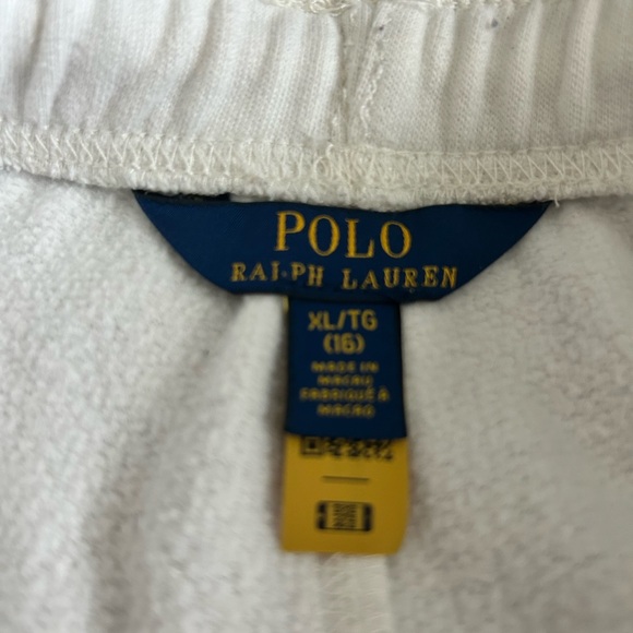 Polo Ralph Lauren Girls Jogger White World Cup Racing Ski Limited Sz 16 - Picture 3 of 5